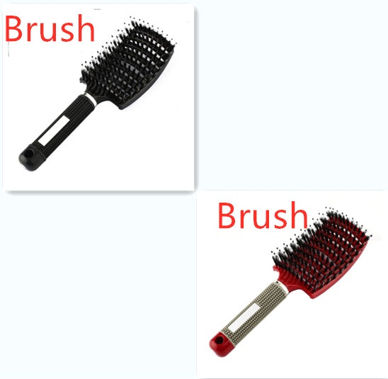 Hairbrush Anti Klit Brushy Haarborstel Women Detangler Hair Brush Bristle Nylon Scalp Massage  Teaser Hair Brush Comb