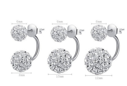 Rhinestone earrings