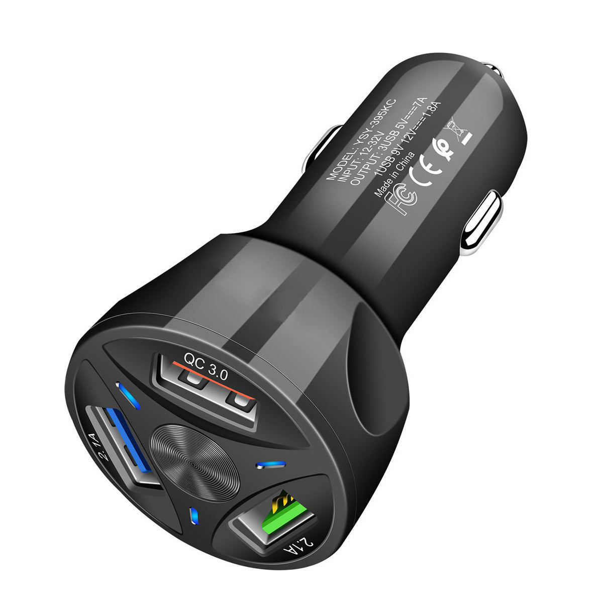 Fast Charge Car Charger One For Four Car Mobile Phone Charger Car Charger