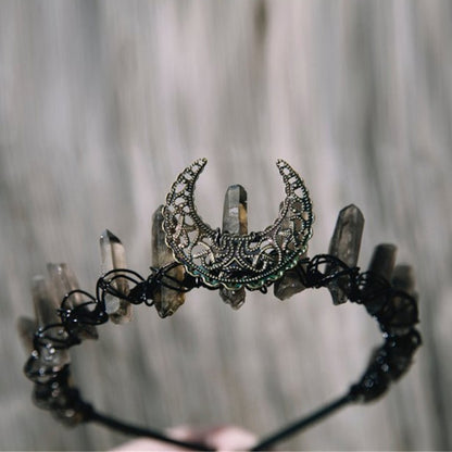 European and American style crystal crown tiara