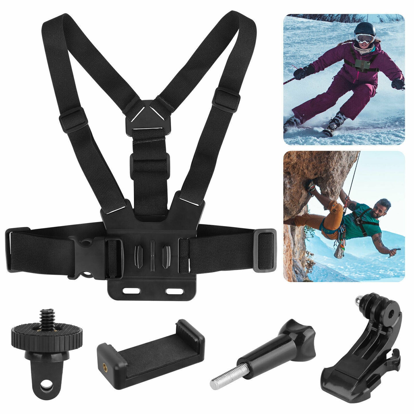 Body Strap Mount Chest Harness  Accessories Adjustable For Smart Phones