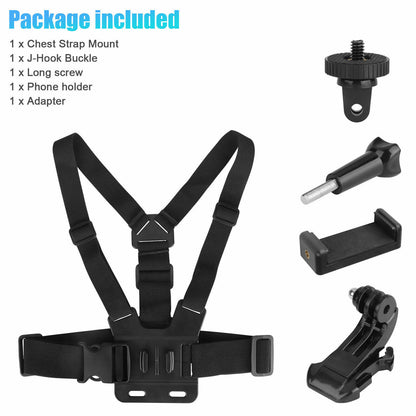 Body Strap Mount Chest Harness  Accessories Adjustable For Smart Phones