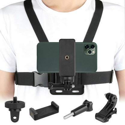 Body Strap Mount Chest Harness  Accessories Adjustable For Smart Phones