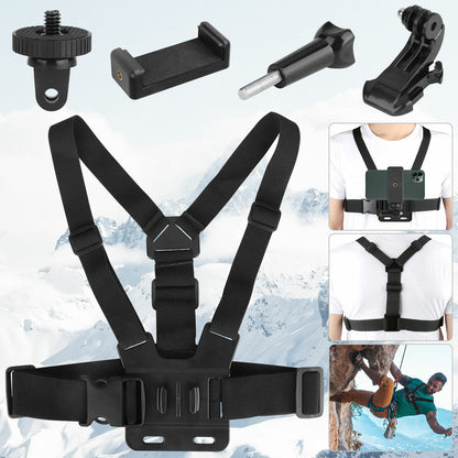 Body Strap Mount Chest Harness  Accessories Adjustable For Smart Phones