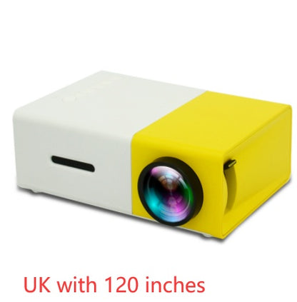 Portable Projector 3D Hd Led Home Theater Cinema HDMI-compatible Usb Audio Projector Yg300 Mini Projector