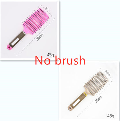 Hairbrush Anti Klit Brushy Haarborstel Women Detangler Hair Brush Bristle Nylon Scalp Massage  Teaser Hair Brush Comb