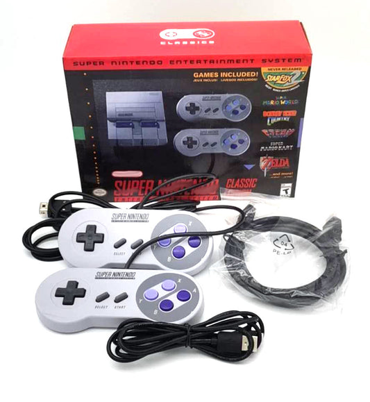 نسخة طبق الأصل من وحدة تحكم ألعاب SNES 16 بت MINI