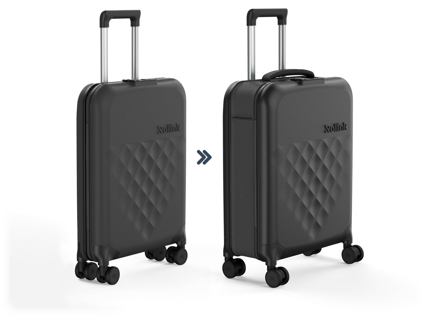 Flex Spinner Collapsible Suitcase