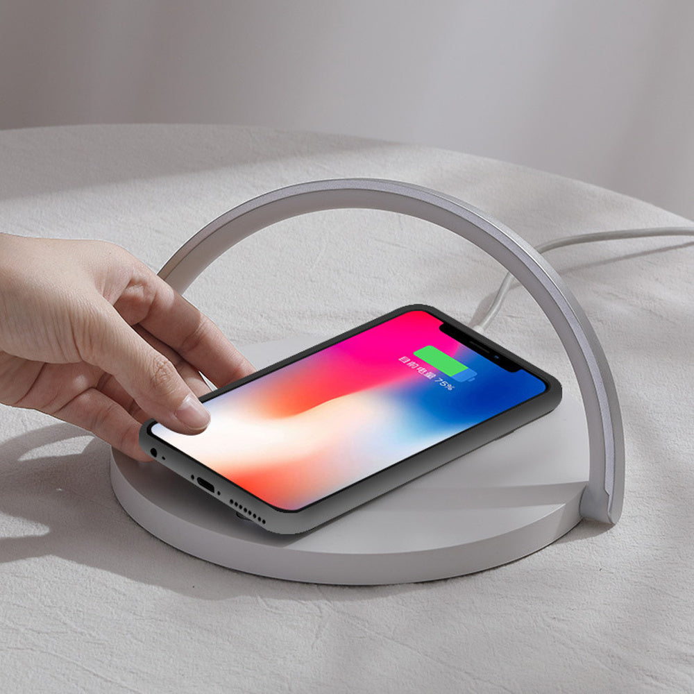 Fast Qi Wireless Charger Table Lamp