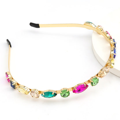 Double alloy inlaid drill headband