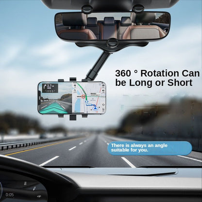 360° Rearview Mirror Phone Holder