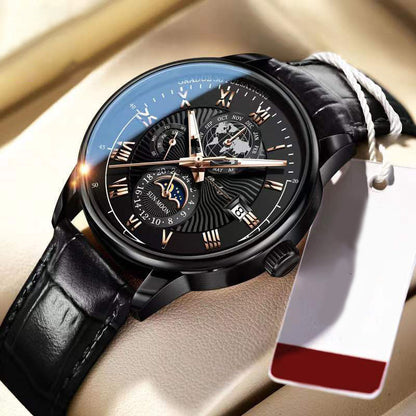 Fashion Personality Business Belt Watch Men