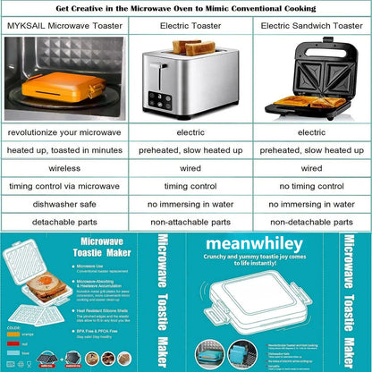 🔥HOT SALE🔥Microwave Toastie Sandwich Maker