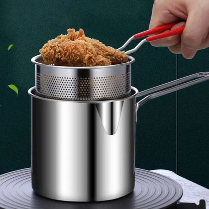 FryPro™ Frying Pot With Strainer Basket