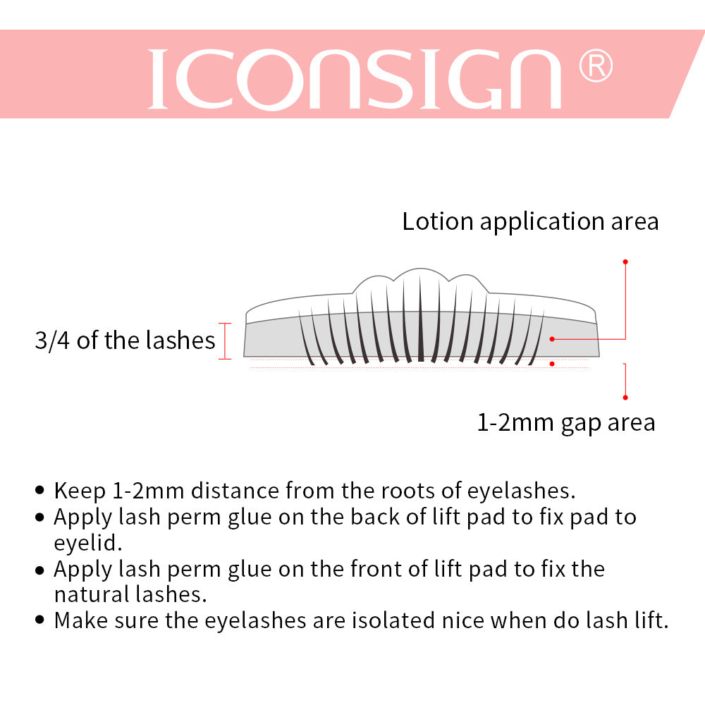 ICONSIGN Lash Lift Kit Lash Curling Enhancer Eyes Makeup Tools