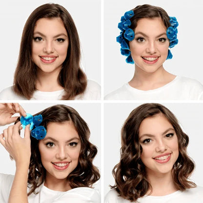 Alamaraat™ Silicone Hair Curlers (10 piece)