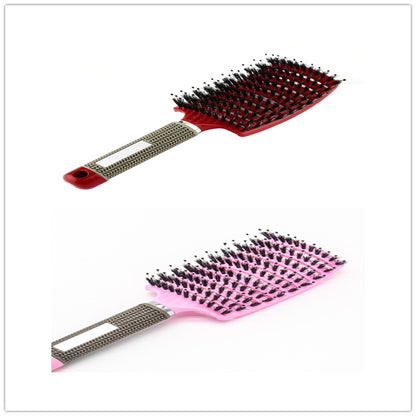 Hairbrush Anti Klit Brushy Haarborstel Women Detangler Hair Brush Bristle Nylon Scalp Massage  Teaser Hair Brush Comb