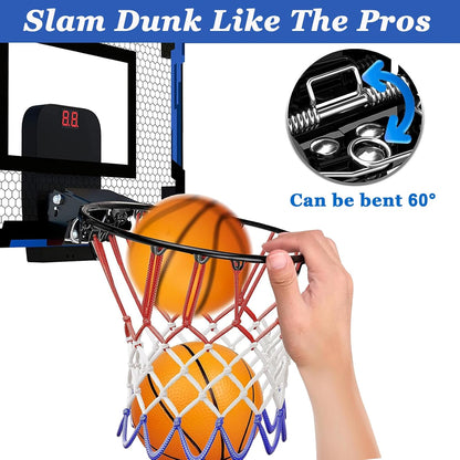 Electric Fold-able Mini Basketball Hoop Set™