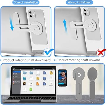 Multifunctional Laptop Phone Holder