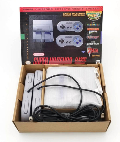 نسخة طبق الأصل من وحدة تحكم ألعاب SNES 16 بت MINI