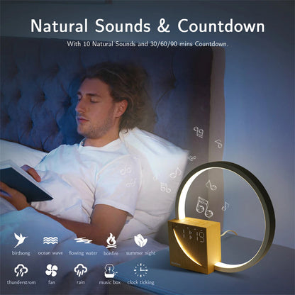 Sunrise Bedside Lamp & Alarm Clock