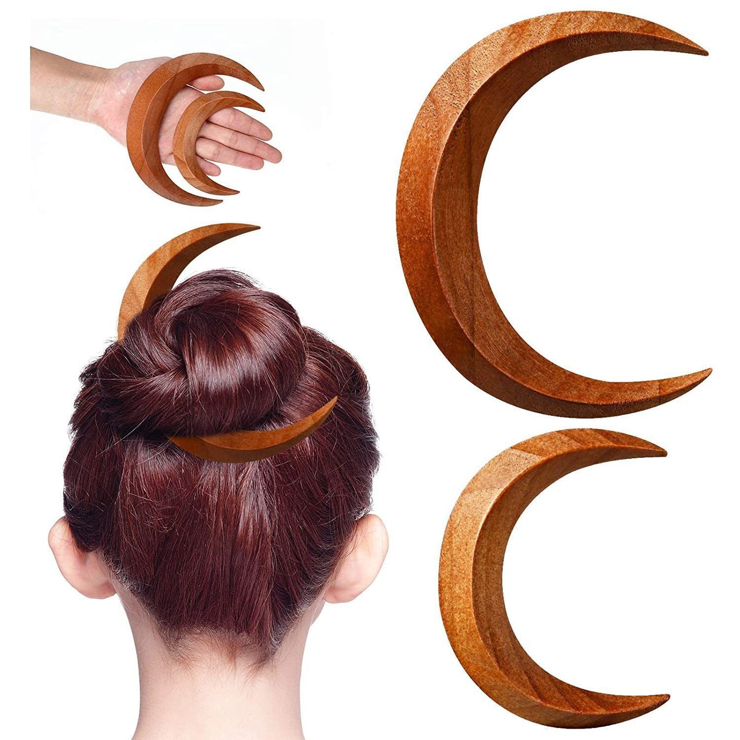 Moon Hairpin Crescent-shaped Hairpin Barrettes