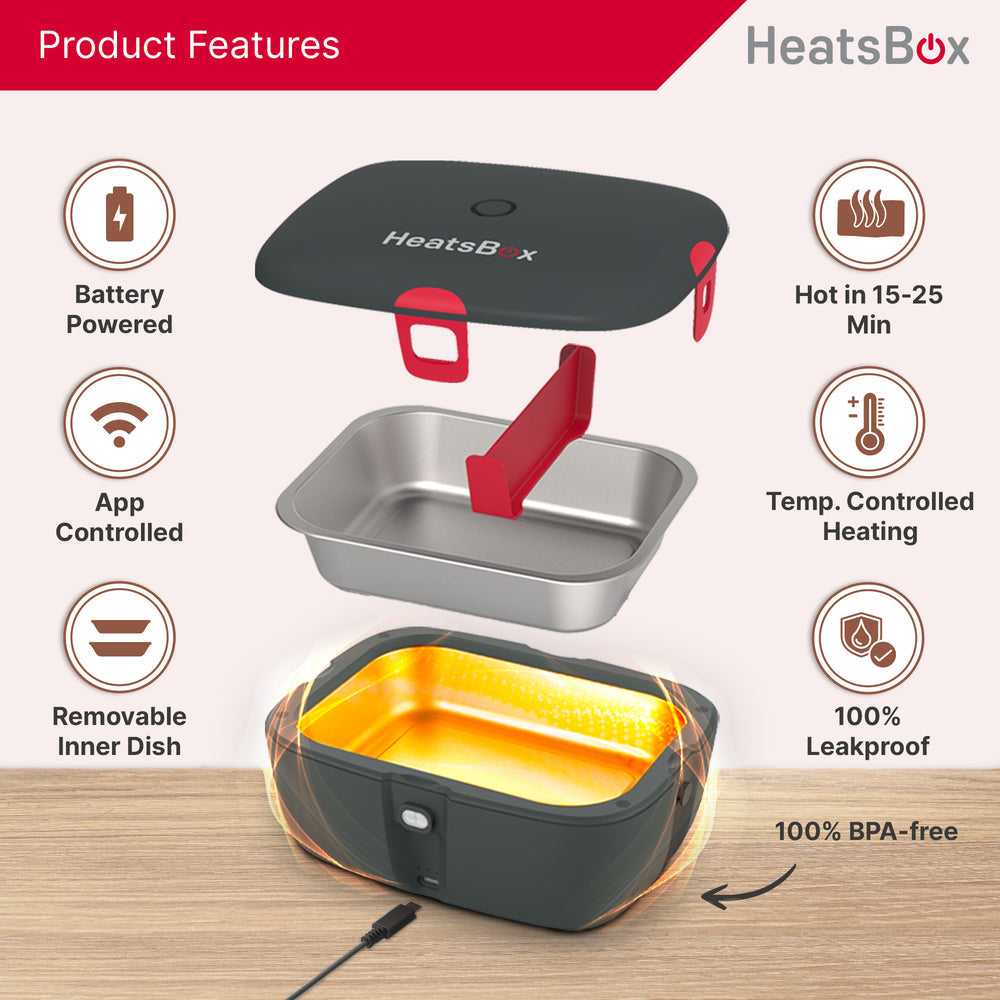 HeatsBox Go | Warm Lunch Anytime Anywhere