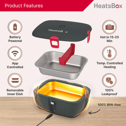 HeatsBox Go | Warm Lunch Anytime Anywhere