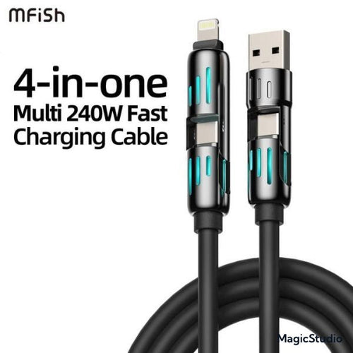 4-in-1 Multi USB Charging Cable ( Buy 1 Get 1 Free)