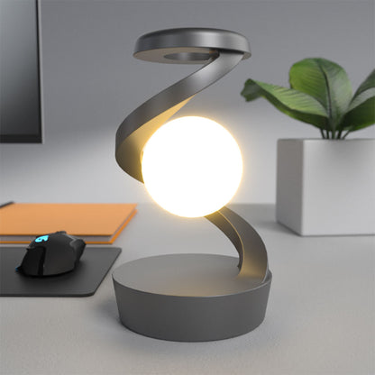 Rotating Moon Desk with Phone Wireless Charging