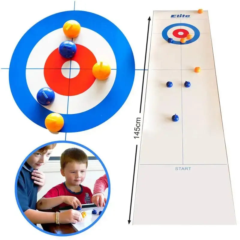 Tabletop Family Curling Game