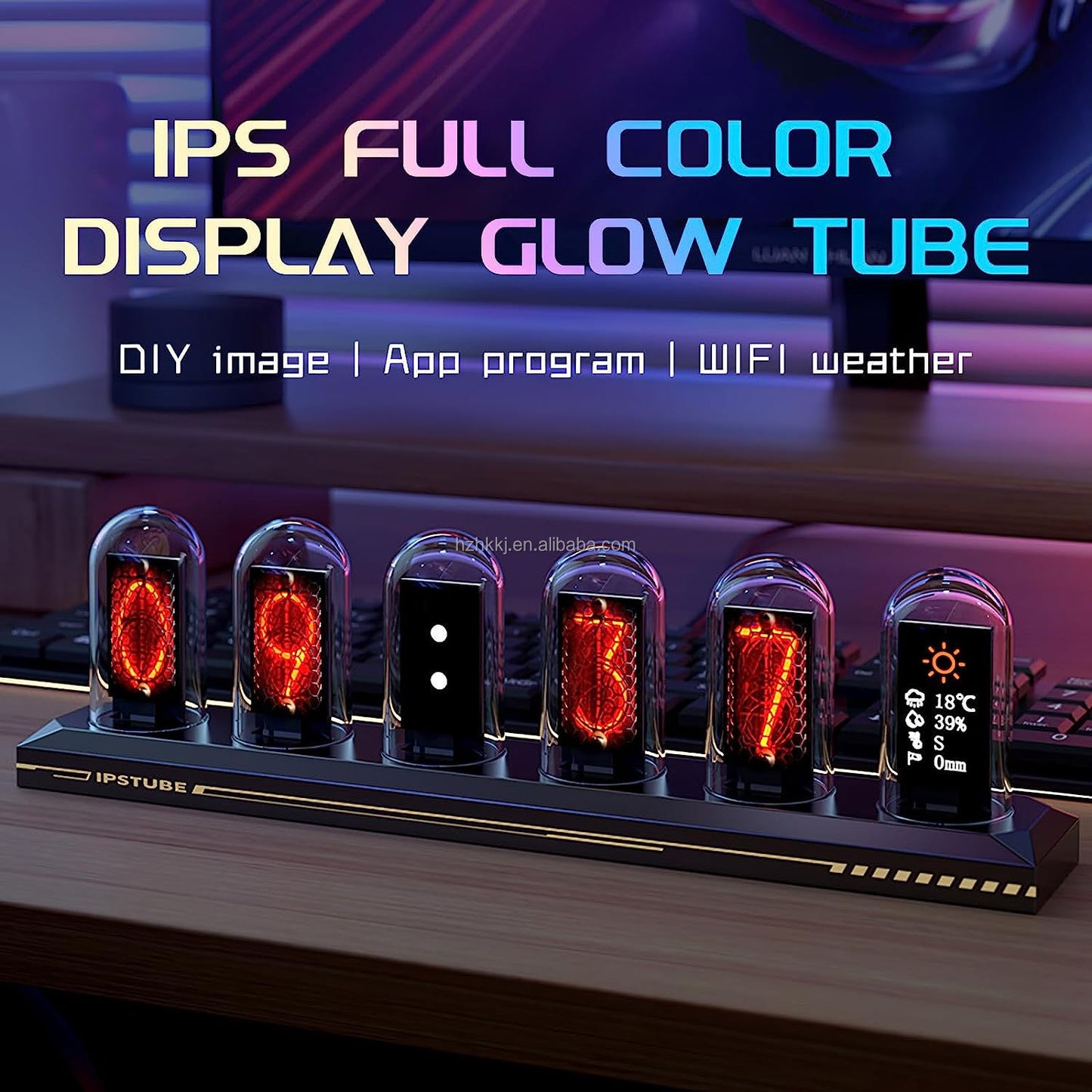 Marvel Tubes IPS Display Clock