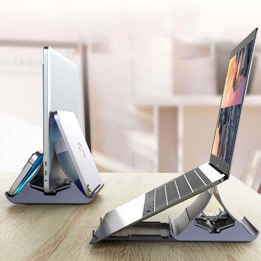 2 in 1 Vertical and stable laptop Stand Holder