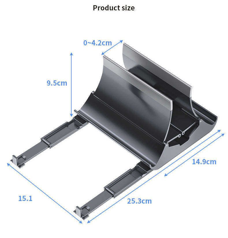 2 in 1 Vertical and stable laptop Stand Holder