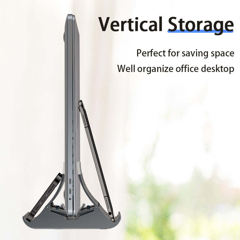 2 in 1 Vertical and stable laptop Stand Holder