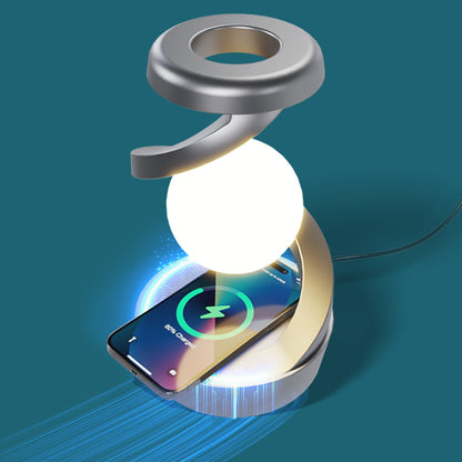 Rotating Moon Desk with Phone Wireless Charging