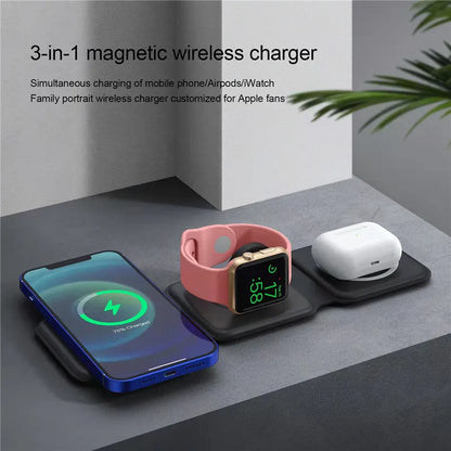 3-in-1 Magnetic Charger Pad