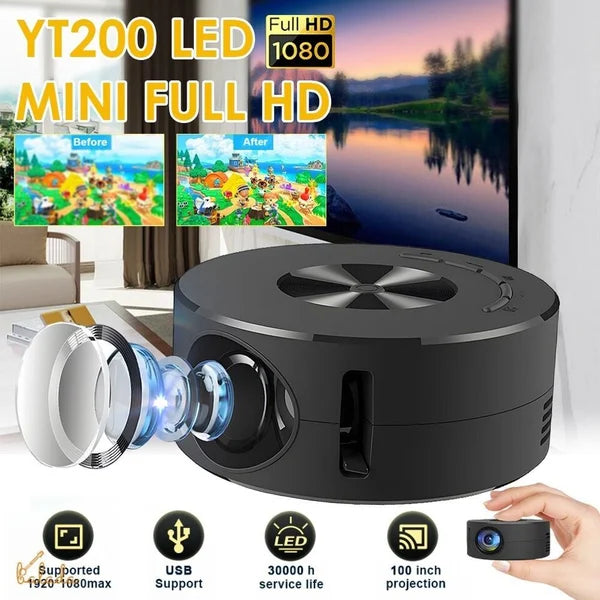 Home HD Portable Pocket Projector