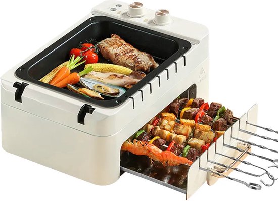 3-in-1  ELECTRIC BARBECUE MACHINE HOUSEHOLD ELECTRIC GRILLS