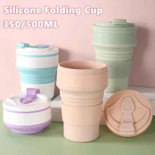 Foldable pocket Multifunctional Silicone Cup